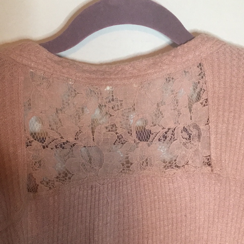 KNOX ROSE BOHO BUTTON FRONT TIE BOTTOM  SHIRT SIZE XXL - Picture 3 of 4